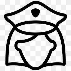 Mujer Policía Icon - Transparent Background Nurse Clipart, HD Png Download - nurse icon png
