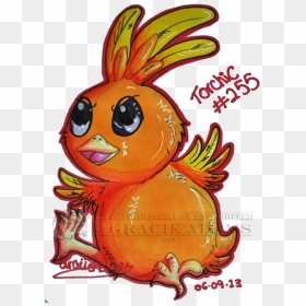 #255 Torchic - Cartoon, HD Png Download - torchic png