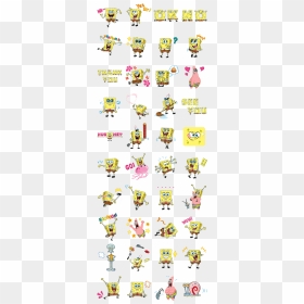 Spongebob Sticker Line, HD Png Download - spongebob squarepants png
