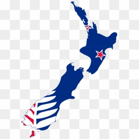 New Zealand Map Png - New Zealand Map Stewart Island, Transparent Png - india map png