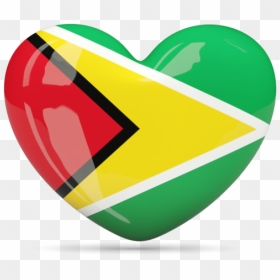 Download Flag Icon Of Guyana At Png Format - Guyana Heart Flag Png, Transparent Png - guyana flag png