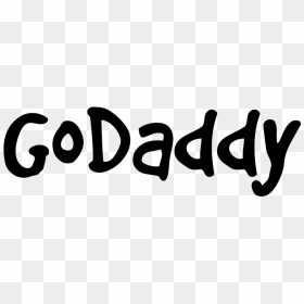 Godaddy - Calligraphy, HD Png Download - godaddy logo png