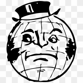 Globe With Face, HD Png Download - world clip art png