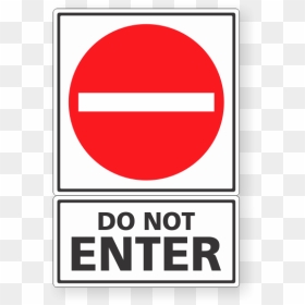 Circle, HD Png Download - do not enter sign png
