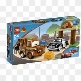   - Lego Duplo Tow Mater Sheriff, HD Png Download - mater png