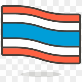 Thailand Flag Emoji Clipart - Transparent Us Flag Emoji, HD Png Download - thailand flag png