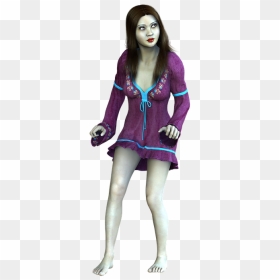 Girl, HD Png Download - peeking png