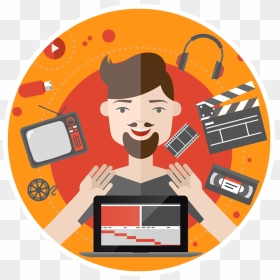 Arts And Design Profession , Png Download - Vídeos Promocionais, Transparent Png - youtuber png