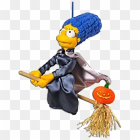 The Simpsons - Marge Simpson, HD Png Download - witch broom png
