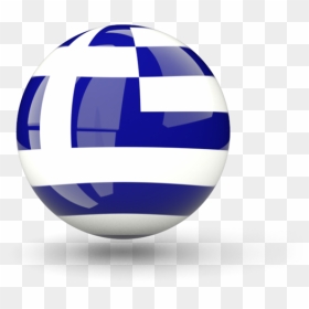 Download Flag Icon Of Greece At Png Format - Greece Flag Png Ball, Transparent Png - blue sphere png