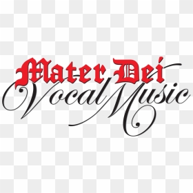 Mater Dei Vocal Music Clipart , Png Download - Boutique, Transparent Png - mater png