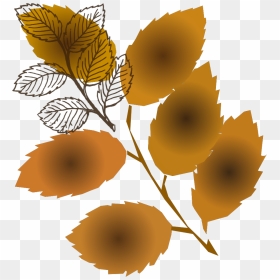 Fall Leaves Branch Svg Clip Arts - Spring Leaves Clip Art, HD Png Download - fall leaves clipart png