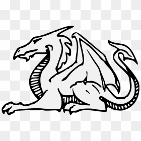 Transparent Dragon Face Png - Dragon Couchant, Png Download - white dragon png