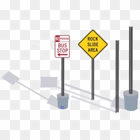 Clipart Bus Stop Sign, HD Png Download - traffic png