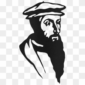 Calvin Studies Society - John Calvin Cartoon Drawing, HD Png Download - calvin peeing png