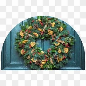 Christmas Wreath Masterclass With The Botanical Boys - Zero Waste Christmas Tree Decorations, HD Png Download - christmas wreaths png