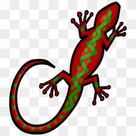 Wall Gecko Sprite - Easy Aboriginal Art Lizard, HD Png Download - gecko png