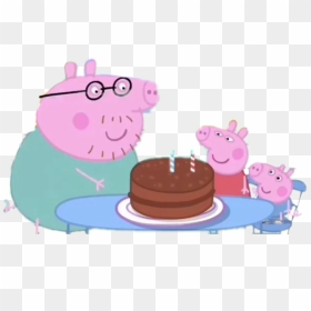 Omg Lol We Love A Hashtag - Peppa Pig Animation Cake, HD Png Download - peppa pig birthday png