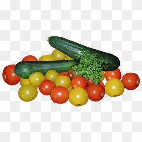 Cherry Tomatoes, HD Png Download - zucchini png