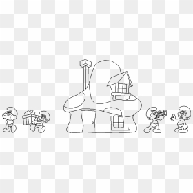 Smurfs3d View"  Class="mw 100 Mh 100 Pol Align Vertical - Sketch, HD Png Download - smurfs png