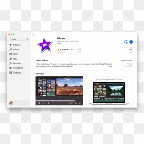Imovie App Store Download - Imovie Catalina, HD Png Download - imovie png