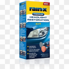 Rain-x® Premium Headlight Restoration Kit - Rain X Premium Headlight Restoration Kit, HD Png Download - headlight png