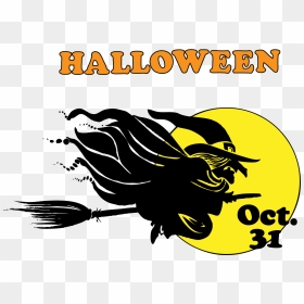 Halloween, HD Png Download - witch broom png