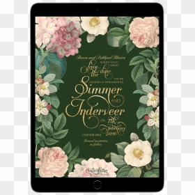 Garden Roses, HD Png Download - invitation png