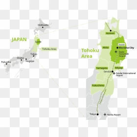 Map, HD Png Download - japan map png