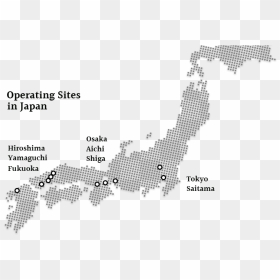 Japan Map, HD Png Download - japan map png