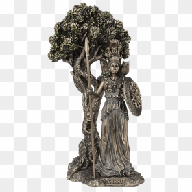 Athena And Olive Tree Statue - Athena Under Olive Tree Statue, HD Png Download - athena png