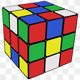 Rubiks Cube, Optimal Solutions For Rubik Cube Wikipedia - 80's Rubik's Cube Png, Transparent Png - 80s grid png
