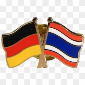 Thailand Friendship Flag Pin, Badge - Deutschland Serbien Flagge, HD Png Download - thailand flag png