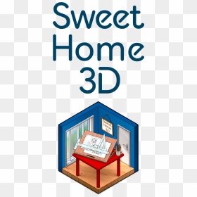 شراء Sweet Home 3d - Sweet Home 3d Logo, HD Png Download - 3d logo png