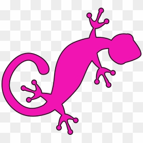 Gecko Clip Art - Pink Gecko Clip Art, HD Png Download - gecko png