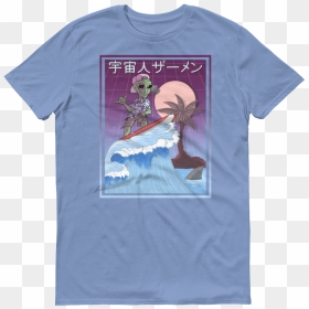 Vaporwave Alien Tee - T-shirt, HD Png Download - halloween pngs