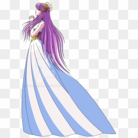 Saint Seiya Athena Saori Kido By Hadesama - Saint Seiya Athena Saori Kido, HD Png Download - athena png