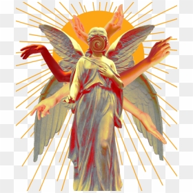 Angel Statue Png, Transparent Png - tumblr png collage