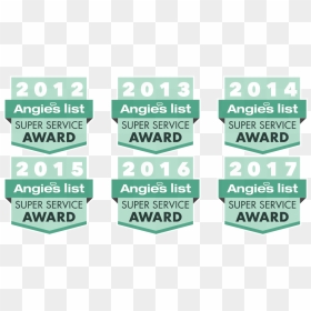 Angie"s List Ssa Award 6yrs In A Row , Png Download - Angie's List, Transparent Png - angie's list logo png