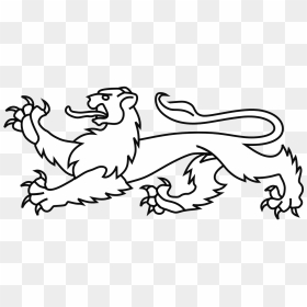 Heraldic Lion Passant, HD Png Download - medieval png