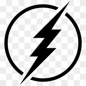 The Flash Sign Icon - Transparent Flash Icon, HD Png Download - flash icon png