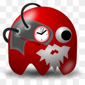 Old Timer Icon Vector Illustration - Pacman Yellow Ghost No Background Png, Transparent Png - timer icon png