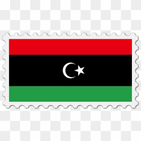 Libya Flag Stamp - Circle, HD Png Download - guyana flag png