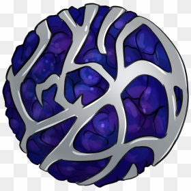 Blue And Silver Orb - Sphere, HD Png Download - blue orb png