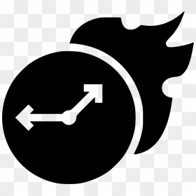 Watch Timer Speedup Boostup Fire Time Managemnet Deadline - Speed Up Icon Png, Transparent Png - timer icon png