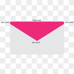 Pixel Perfect Rounded Triangle - Border Radius Triangle Css, HD Png Download - rounded triangle png