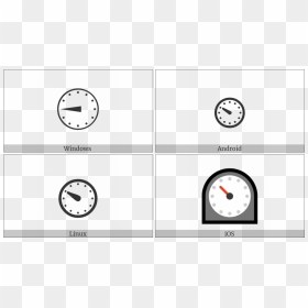 Timer Clock On Various Operating Systems - Alarm Clock Clip Art, HD Png Download - timer icon png
