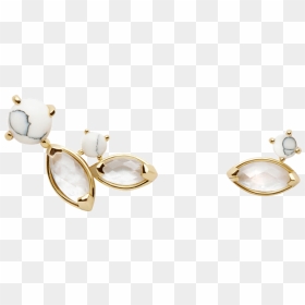 Naia Gold Earrings - Indigo Gold Earrings, HD Png Download - earings png