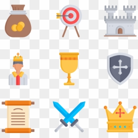 Medieval Flat Icon, HD Png Download - medieval png