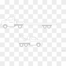 Flatbed Tractor Trailer Png , Png Download - Scale Model, Transparent Png - towing png